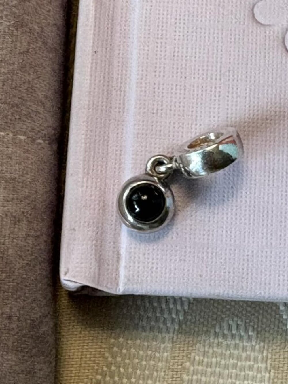 Authentic - NEW - Black Dangle Cabochon - 45$